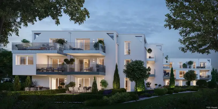 Exklusive Erstbezugs DG-Wohnung mit Balkon und Terrasse an der Alten Donau