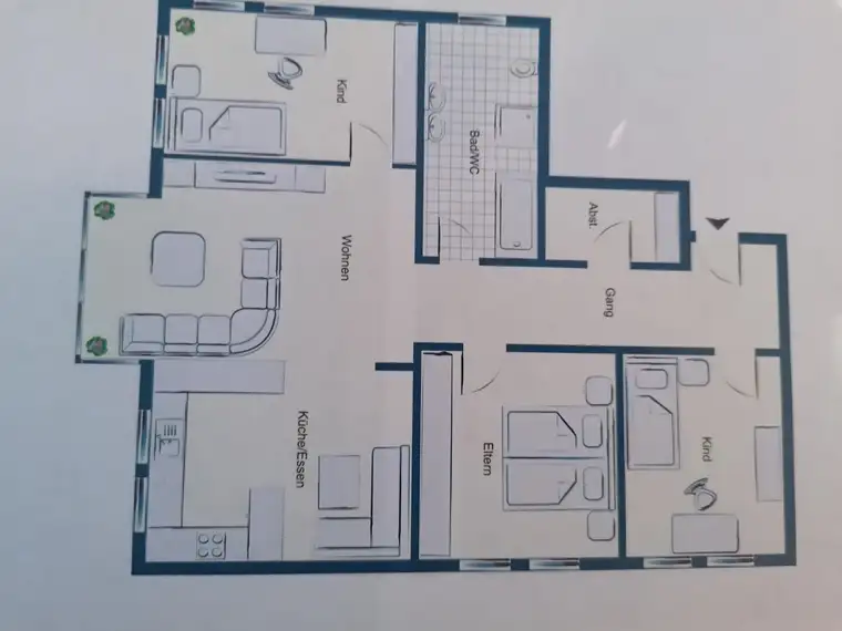 Komfortable, ,neu renovierte 4-Zimmer-Wohnung in Dornbirn Zentrumsnähe und doch ruhige Lage
