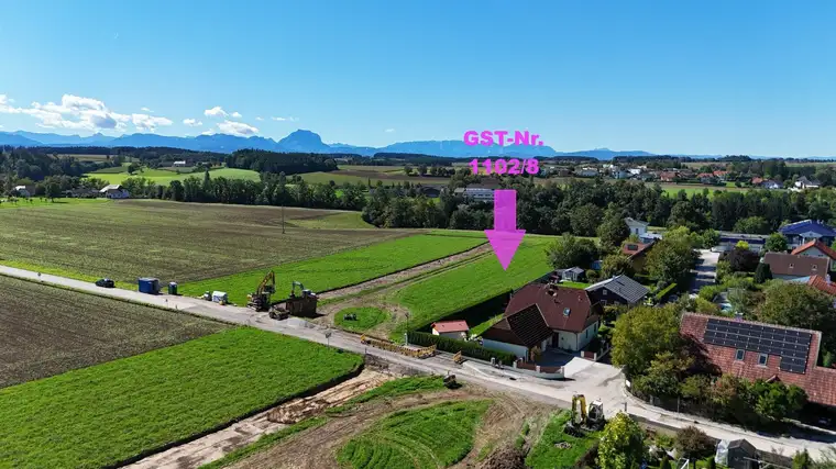 Südseitiger Baugrund in Siedlungslage mit Grünblick | Steinerkirchen Frohnhofen | GST-Nr. 1102/8