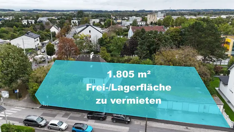 1.805 m² Freifläche um € 1,50/ m² in 4030 Linz zu vermieten