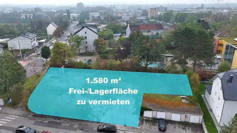1.580 m² Freifläche um € 1,10/ m² in 4030 Linz zu vermieten