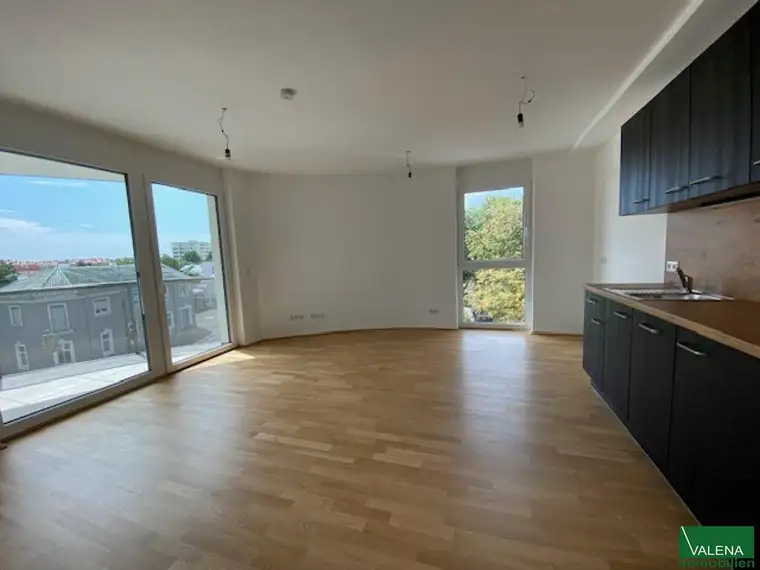 Erstbezug: Traumwohnungen in Gänserndorf, 56m², 2 Zimmer, Loggia, Garage, 798 €/Monat..