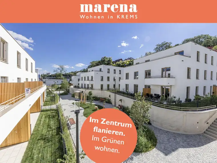 marena - Wohnen in Krems: 4-Zimmer-Wohnung mit großer Dachterrasse