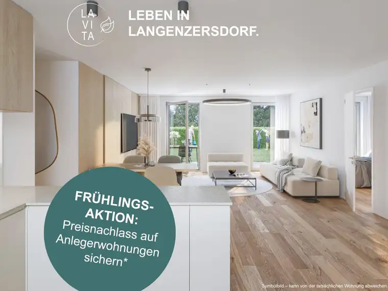 LAVITA Frühlingsaktion - Familien(t)raum auf einer Ebene - Dachgeschoßwohnung im Erstbezug und mit Mitgestaltungsmöglichkeit