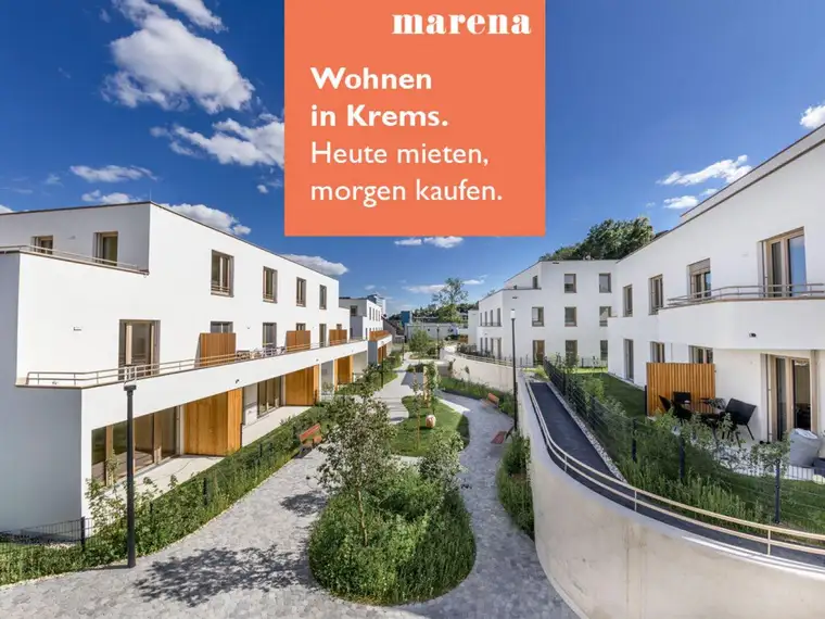 marena - Wohnen in Krems: 4-Zimmer-Wohnung mit Terrasse und Südblick