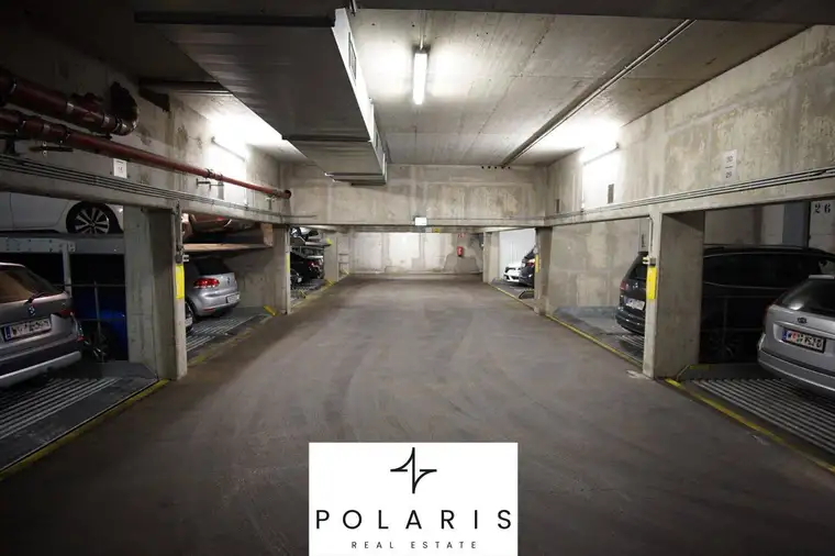 Klosterneuburger Straße | untere Stapelparkplätze für PKW in gepflegter Tiefgarage