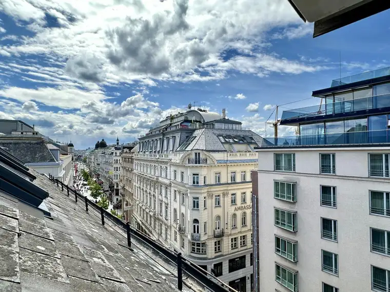 Lichtdurchflutetes Büro über den Dächern Wiens mit 300m² zur langfristigen Vermietung