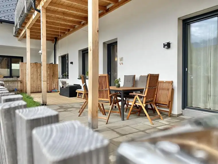 Traumhafte 3-Zimmer-Gartenwohnung in Bad Mitterndorf – mit Carport und zusätzlichem Parkplatz!