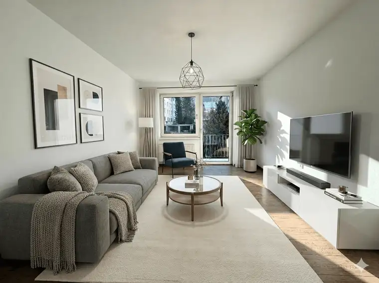 Lichtdurchflutete 2-Zimmer-Wohnung mit Loggia – Wohnfühlwohnen in Rottenmann!