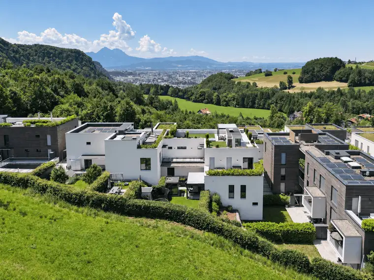 The View²: Penthouse mit Zweitwohnsitzwidmung | Private Dachterrasse mit Whirlpool | Panoramablick über Salzburg