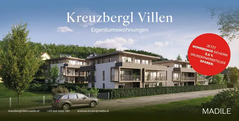 Kreuzbergl Villen- 4 Zimmer Wohnung- Ein Projekt von MADILE
