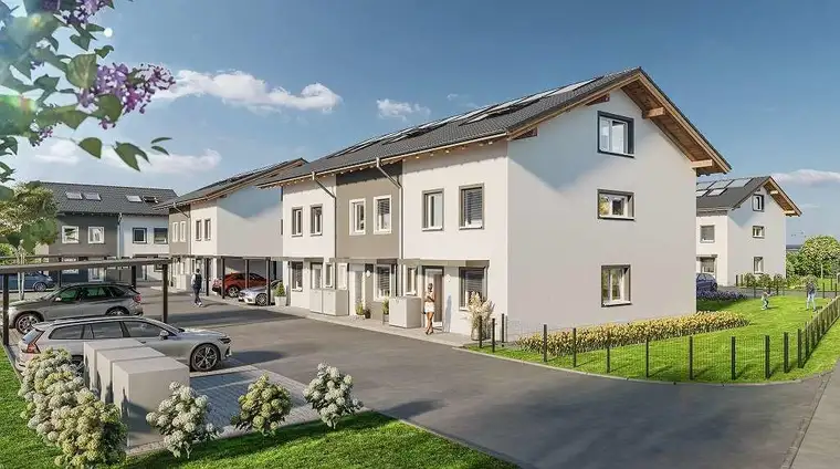 Straßwalchen: Neubau Mittelreihenhaus in toller Lage