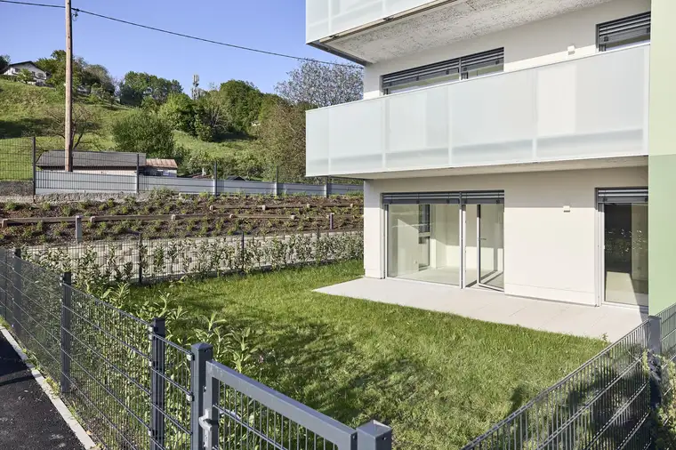 Kompakt. Komfortabel. Komplett nach Ihrem Stil – 2-Zimmer-Gartenwohnung mit Westterrasse