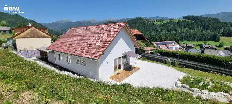 Hochwertiger Neubau Bungalow mit sonnigem Garten mit Aussicht, in den Niederen Tauern - mit Wohnrecht - Ihr Investment in die Zukunft!