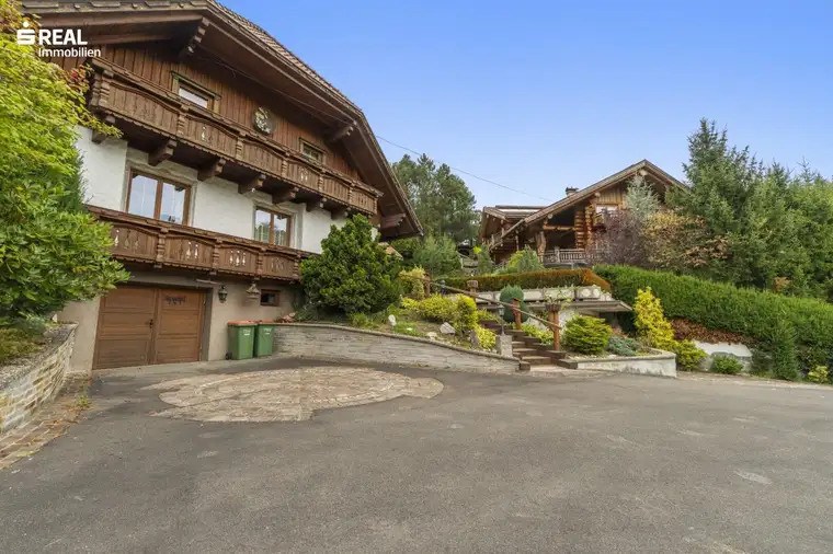 Luxus Chalet mit Familienwohnhaus (2 Häuser) und Nebengebäuden im Bezirk Deutschlandsberg