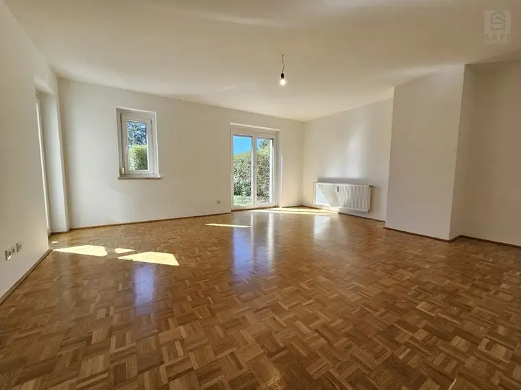 Gepflegte, helle Gartenwohnung in See- und Zentrumsnähe mit Tiefgaragenplatz!