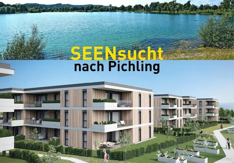 SEENsucht nach PICHLING | 2-Zimmer-Wohnung mit Garten 54m²