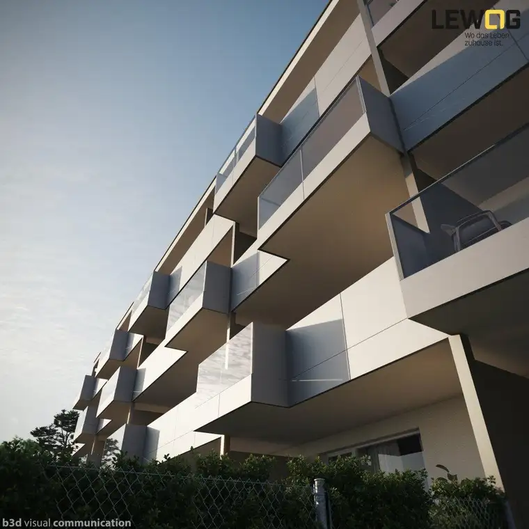 Doppl. Waldstraße - Top A07 3-Zimmerwohnung mit sonnigem Balkon