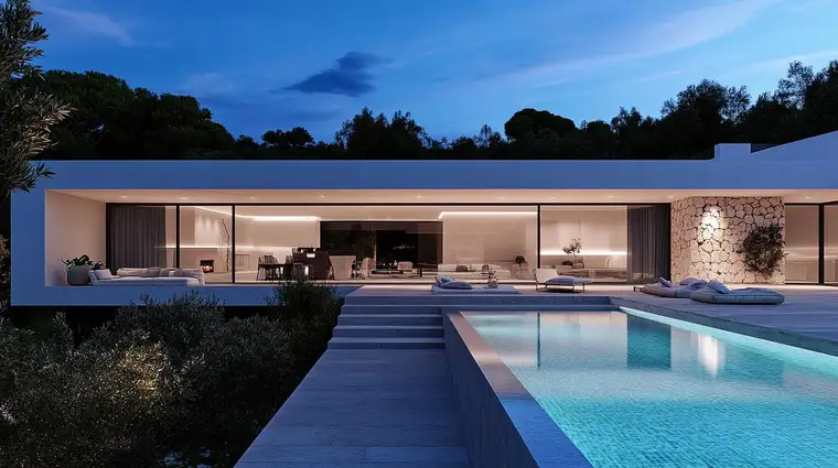 Puristische Architektur für ein neues Lebensgefühl - Architektenplanung + Generalunternehmer