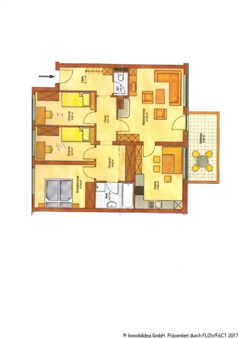 Geräumige 4 Zimmer-Wohnug in Buch