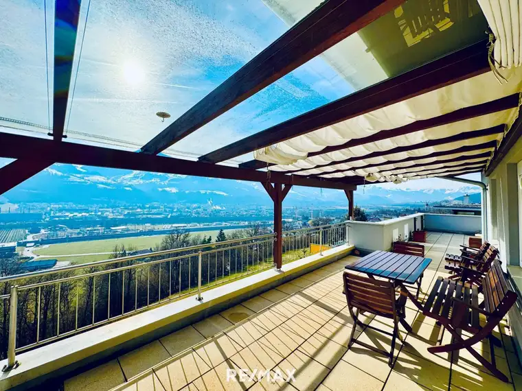 Sonniges Penthouse mit ca. 129 m² Wohnfläche, großer Terrasse, Garage, Stellplatz &amp; einzigartigem Alpenblick