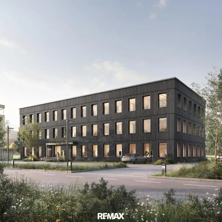 "luva office" - Bürogebäude in Holzbauweise mit nachhaltigem Gebäudeenergiekonzept mit Einheiten zwischen ca. 75m² und insgesamt ca. 689m² entsteht in Zirl