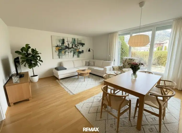 Obsteig: Wohnen, wo andere Urlaub machen- 3-Zimmer Gartenwohnung inkl. Tiefgaragenabstellplatz