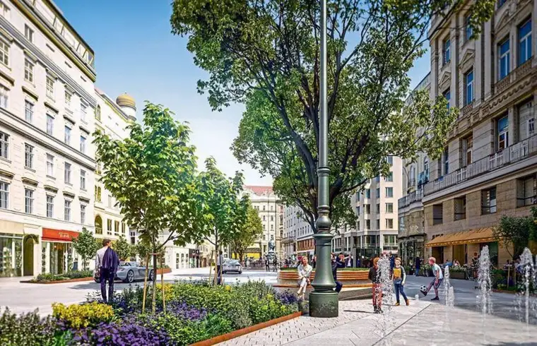 Exklusives Geschäftslokal am Neuer Markt – Gastro-tauglich - Schanigarten möglich!