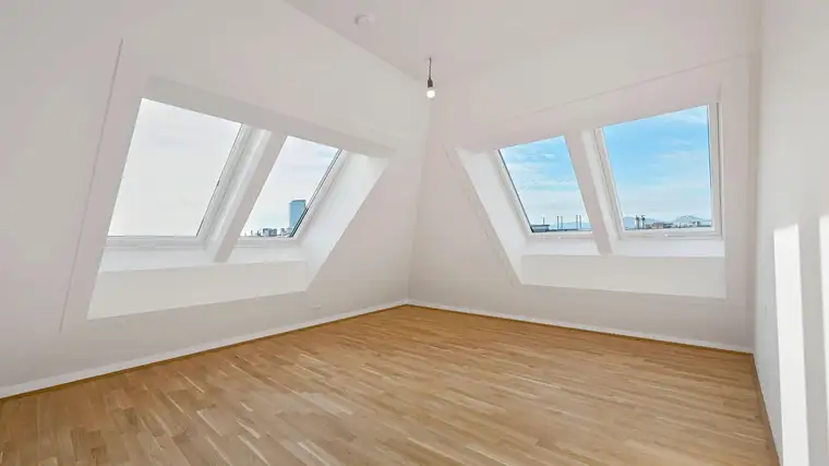 SONNIGER, STILVOLLER DACHGESCHOß-3-Zimmer-ERSTBEZUG mit Dachterrasse! Top 2/51