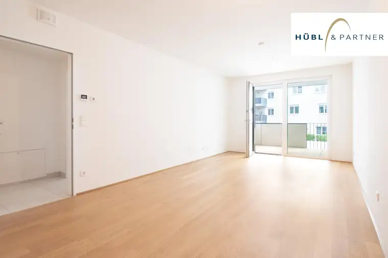 2-Zimmer Wohnung mit Balkon &amp; EWE-Küche | Fußbodenheizung | elektr. Außenbeschattung | Erdwärme
