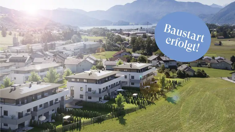 3 Zimmer Wohnung mit sonnigem Balkon in Mondsee