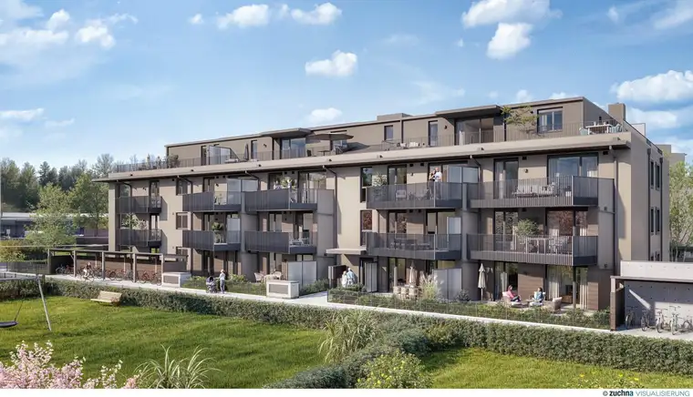 2 Zimmer Dachgeschoß Wohnung mit 34m² Terrasse in Bürmoos