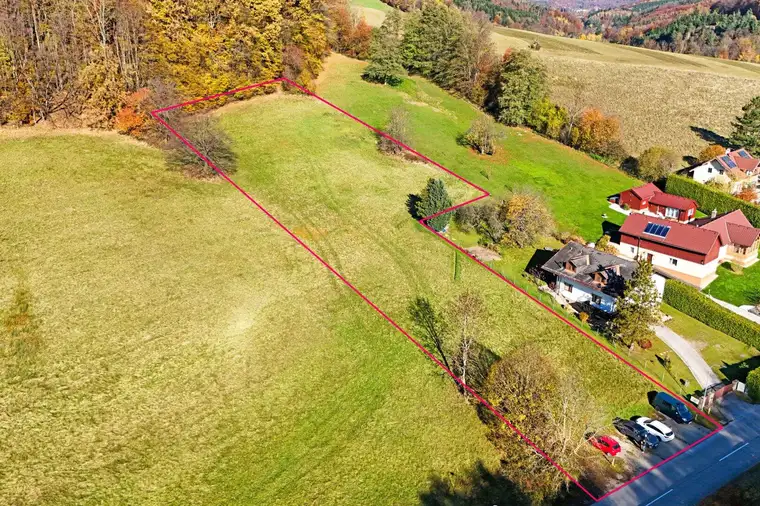 Großzügiges, naturnahes Grundstück in sonniger Ruhelage und mit herrlicher Aussicht