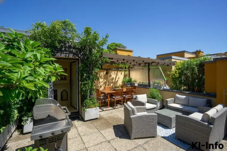 Wohnen mit Reihenhaus-Charakter: 124 m² zzgl. Terrasse &amp; Dachterrasse im Zentrum