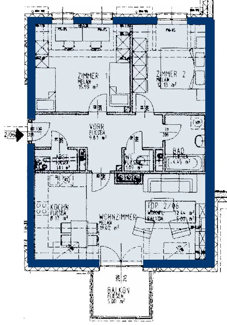 Rainfeld | gefördert | 3 Zimmer Wohnung | Balkon