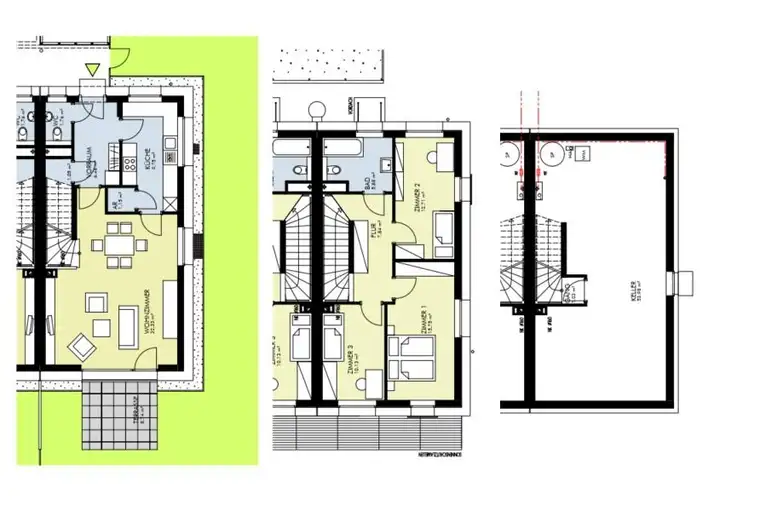 Haderswörth. 95 m² RH im Eigentum Euro 283.197,- | Keller, Terrasse und 64 m² Garten.