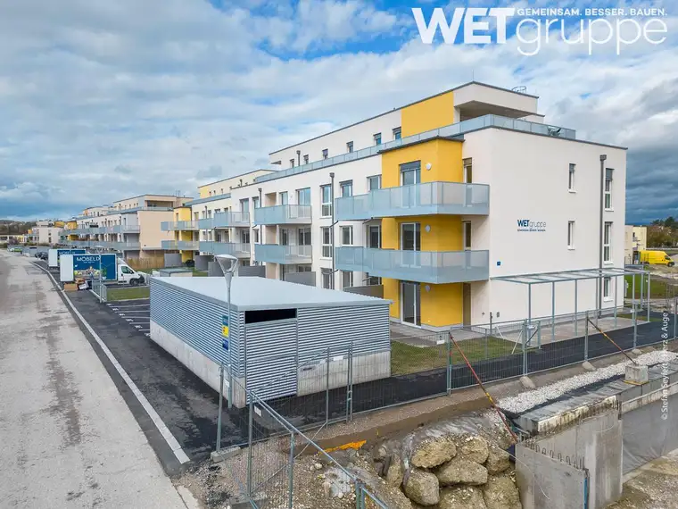 Neufurth Top 2/8. Geförderte 2 Zimmer Wohnung | 2. Obergeschoß mit Lift | Miete mit Kaufoption.