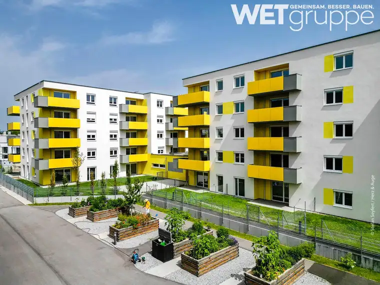 Wiener Neustadt|Geförderte 2-Zimmer Wohnung in Miete |Erdgeschoss mit Terrasse und Garten