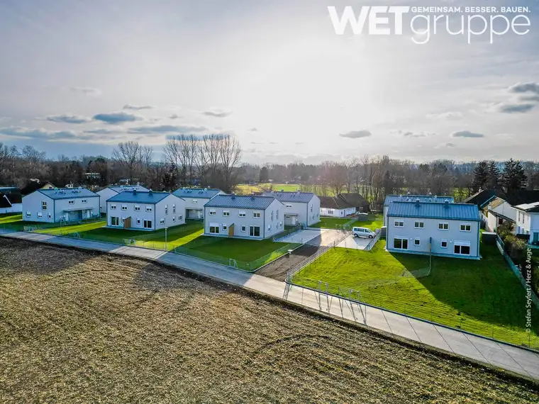 Gefördertes Reihenhaus 11/4 | 191 m² Garten | Miete mit Kaufrecht.