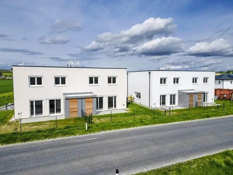 Asparn/Zaya. Geförderte DH-Hälfte Nr. 3 mit 65 m² Garten | 4 Zimmer | Miete mit Kaufoption.
