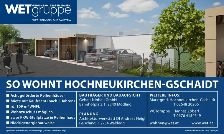 gefördertes Reihenhaus mit Kaufoption und Garten | RH 4