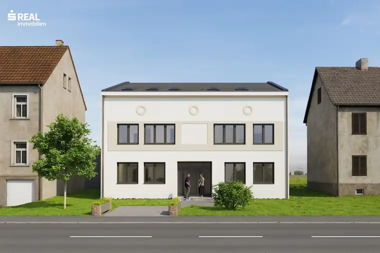 Baugrundstück mit Altbestand und bewilligtem Bauprojekt in zentraler Lage von Gols