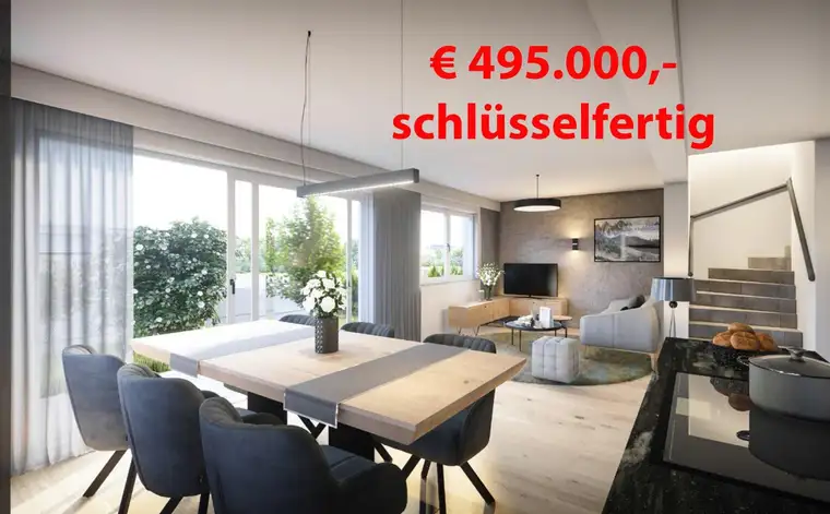€ 495.000,-!!! Wunderschöne 5 Zimmer-GARTEN-WOHNUNG in Sooß bei Baden - schlüsselfertig!