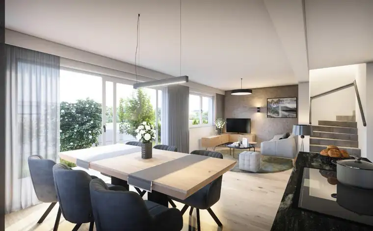 Sorgen Sie für Ihre Zukunft vor! FAMILIEN-HIT-schlüsselfertig! Modernes 5 Zimmer-Reihenhaus bei Baden