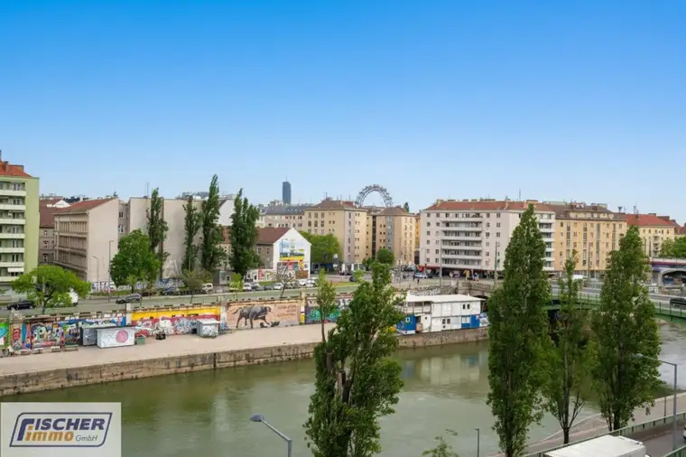 2 Zimmer Wohnung mit schönem Blick über den Donaukanal