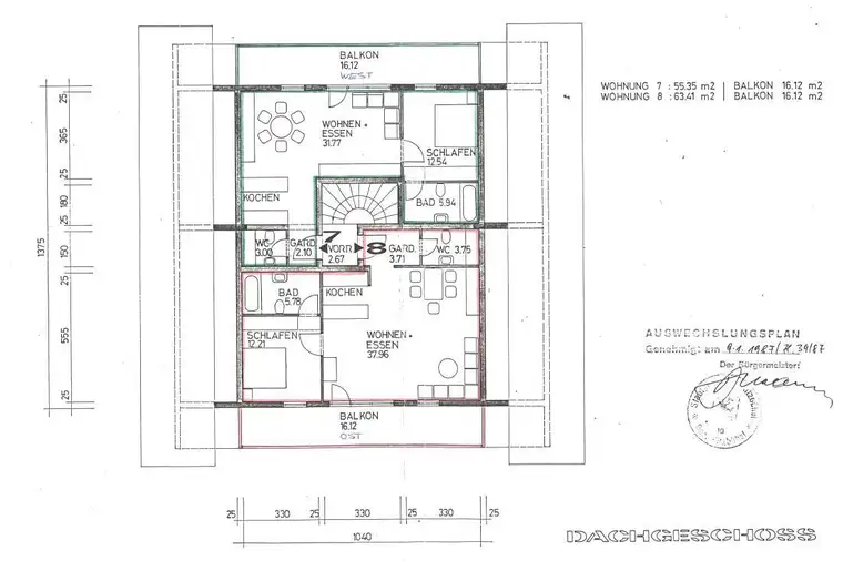 Helle Dachgeschoss-Wohnung mit Balkon in Kitzbühel