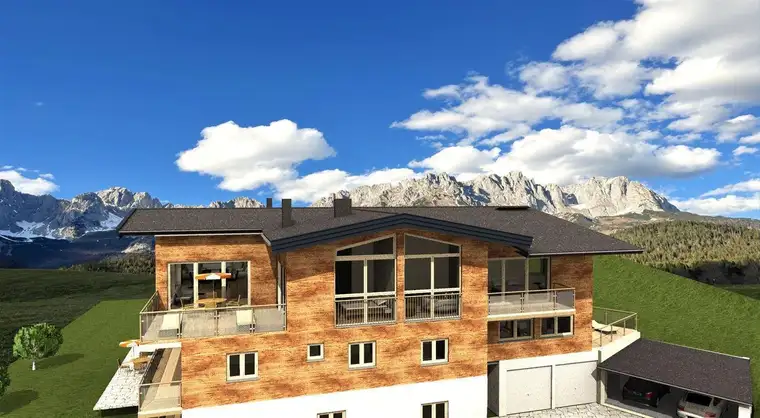 Österreich-Going "TOPPREISANGEBOT"exklusives Penthouse Erstbezug mit 265 qm Wohn-Nutzfläche, Sonnseite mit Blick Kitzbüheler Horn &amp; Wilden Kaiser!