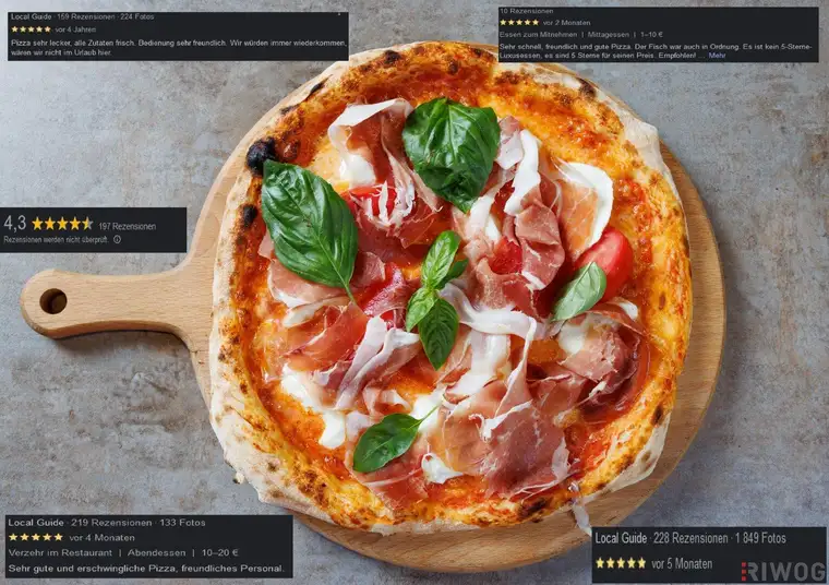 *neuer Preis** Pizza mit Top Bewertungen und großen Kundenstock