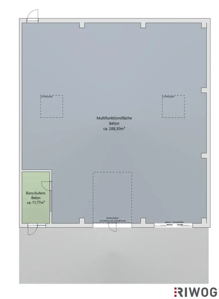 Moderne Halle mit ca. 300m² &amp; Holzriegelfassade | Werkstatt, Lager oder Verkauf möglich | Repräsentativer Firmensitz im innovativen Gewerbepark!