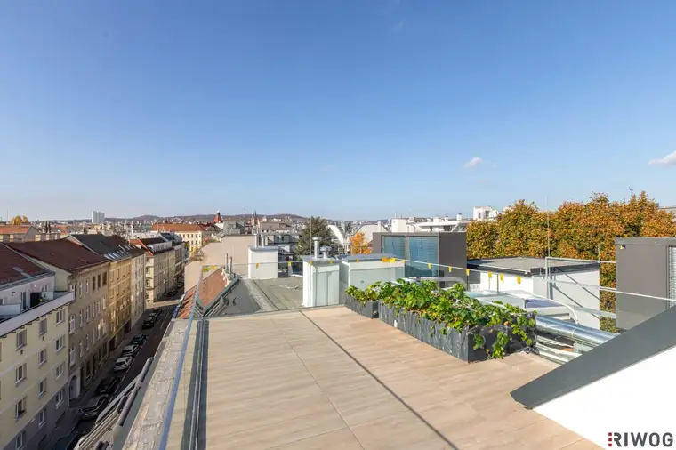 DACHGESCHOSSWOHNUNG II ERSTBEZUG MIT TERRASSE UND DACHTERRASSE II 4 ZIMMER II NÄHE OTTAKRINGER BRAUEREI II PROJEKT ABELEGASSE 20